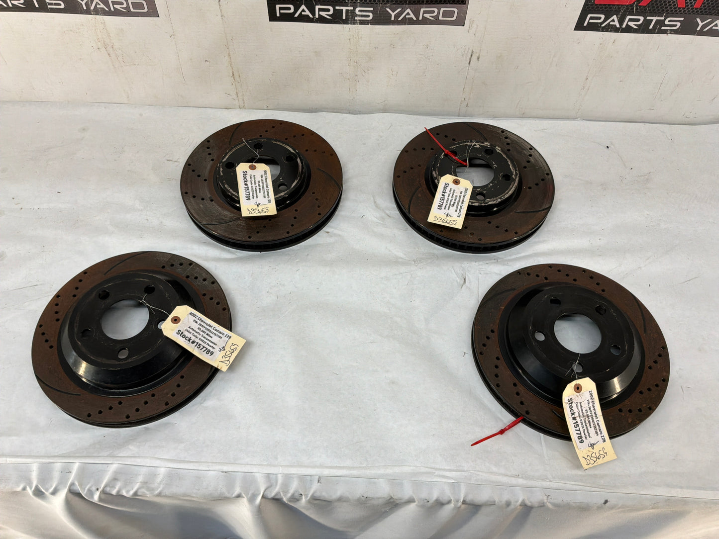 Front and rear rotors - Day's Parts Yard