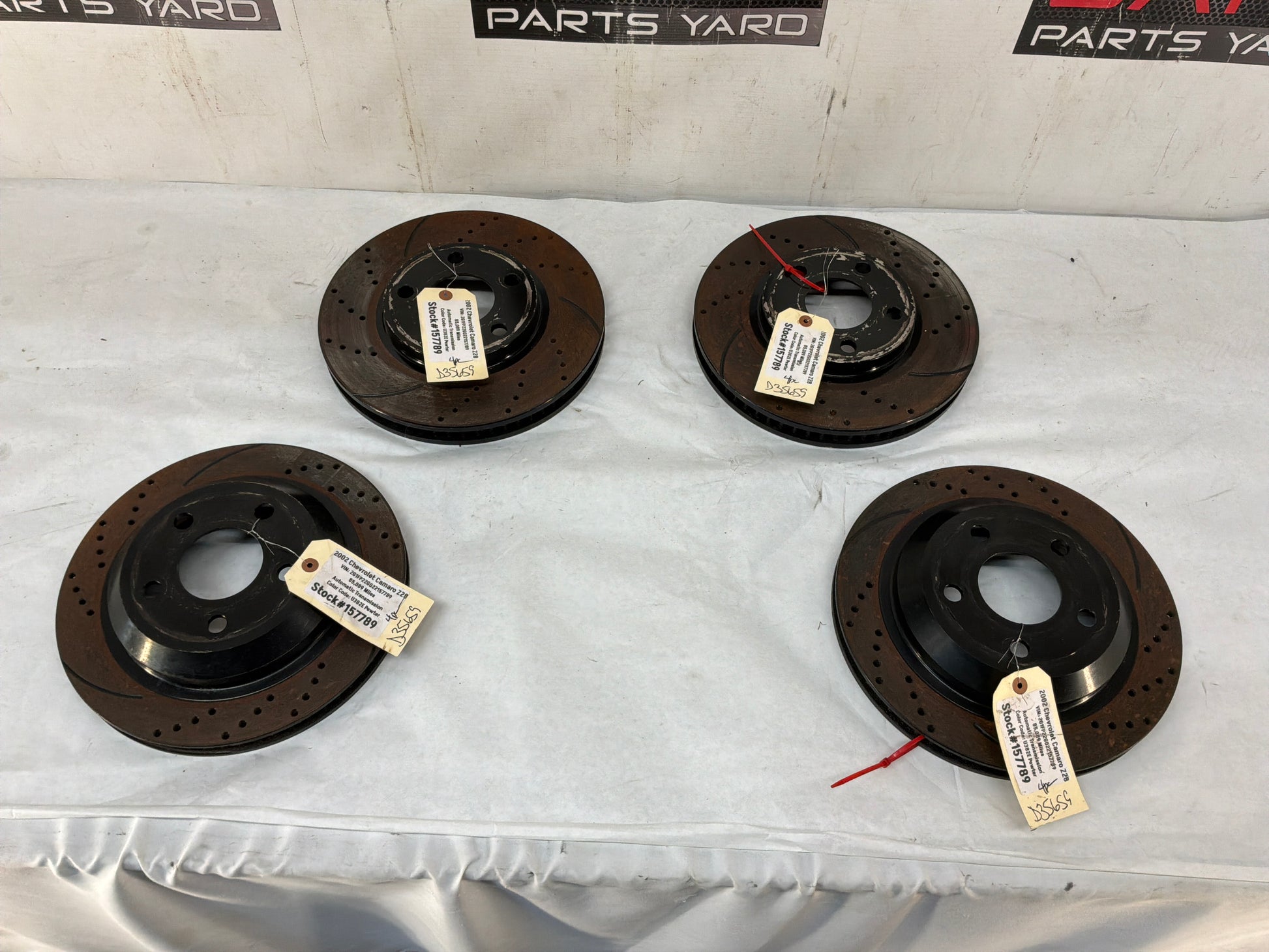 Front and rear rotors - Day's Parts Yard