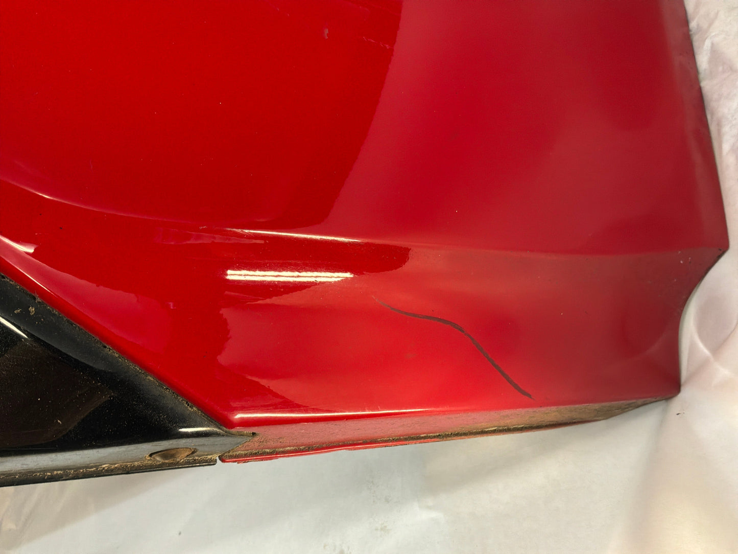 2015 Chevy SS Sedan Complete Rear Bumper Cover Panel Red OEM
