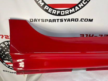 2014 Chevy SS Sedan RH Passenger Rocker Molding Side Skirt Panel Trim Red OEM