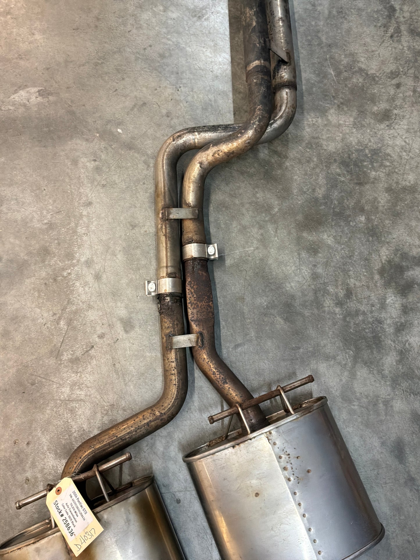2004 Pontiac GTO Complete Cat Back Factory Exhaust OEM