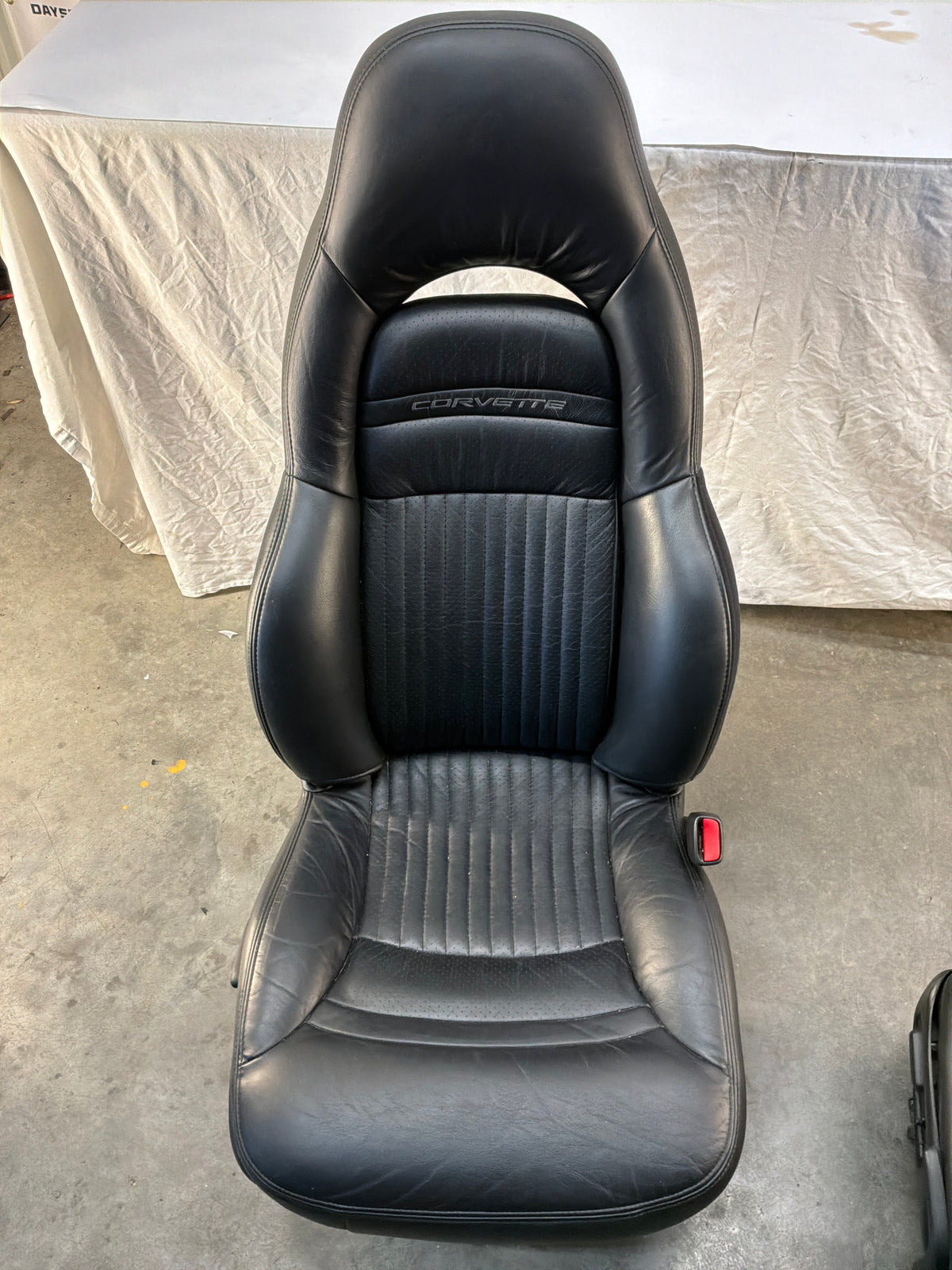 2002 Chevy C5 Corvette Convertible Seats RH & LH Front Black Leather Seats OEM