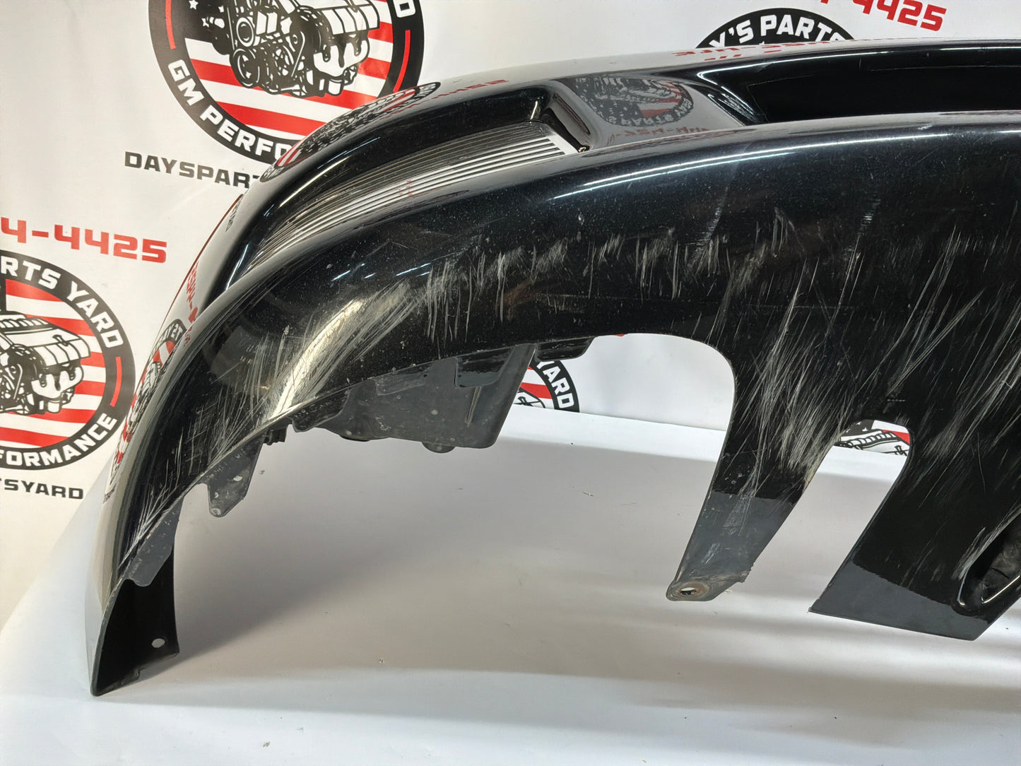 2007 Chevy C6 Corvette Convertible Complete Front Bumper Cover Panel Black OEM