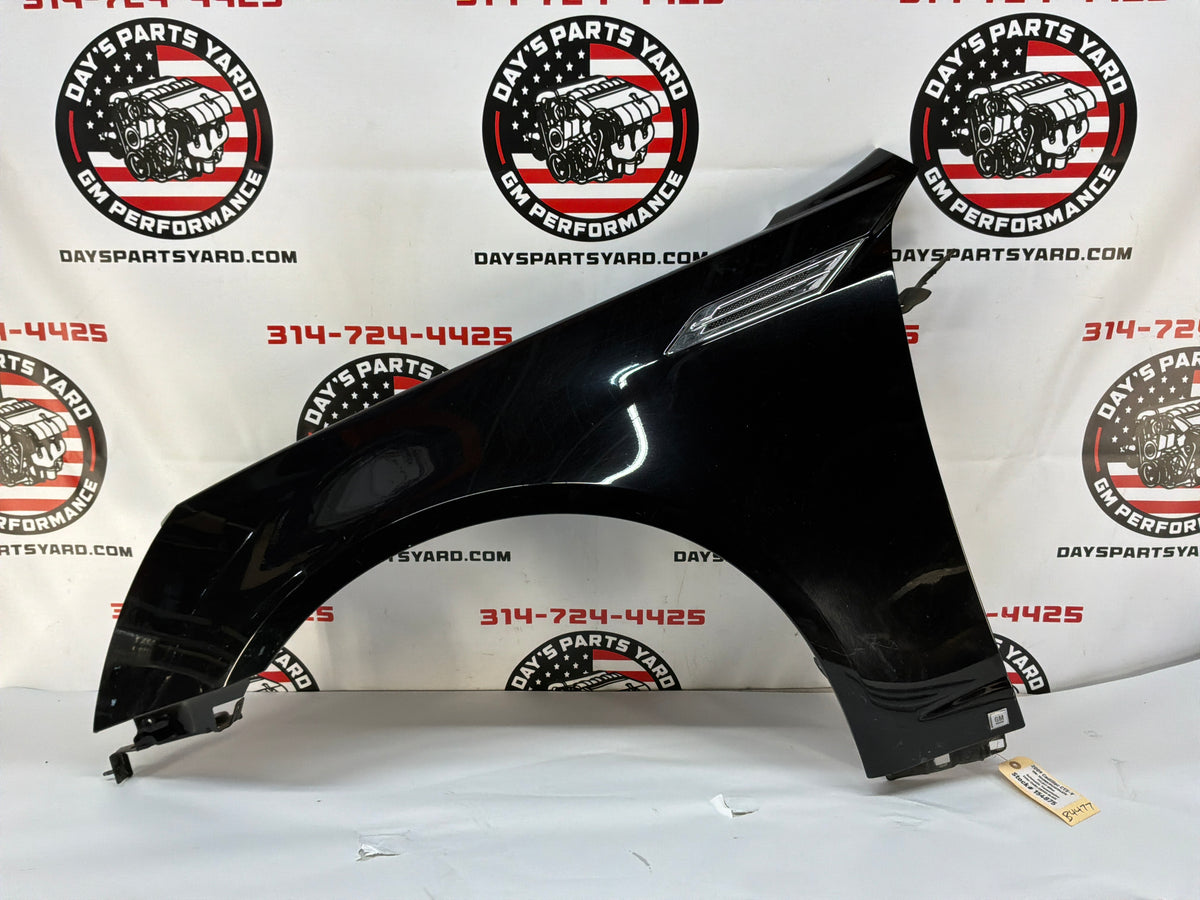 2009 Cadillac CTS-V LH Driver Front Fender Black OEM