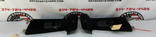 2006 Pontiac GTO RH & LH Interior Upper B Pillar Seat Belt Trim Panel Moldings OEM