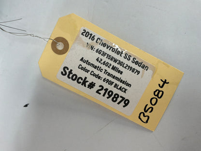 2016 Chevy SS Sedan Fuel Gas Accelerator Pedal OEM