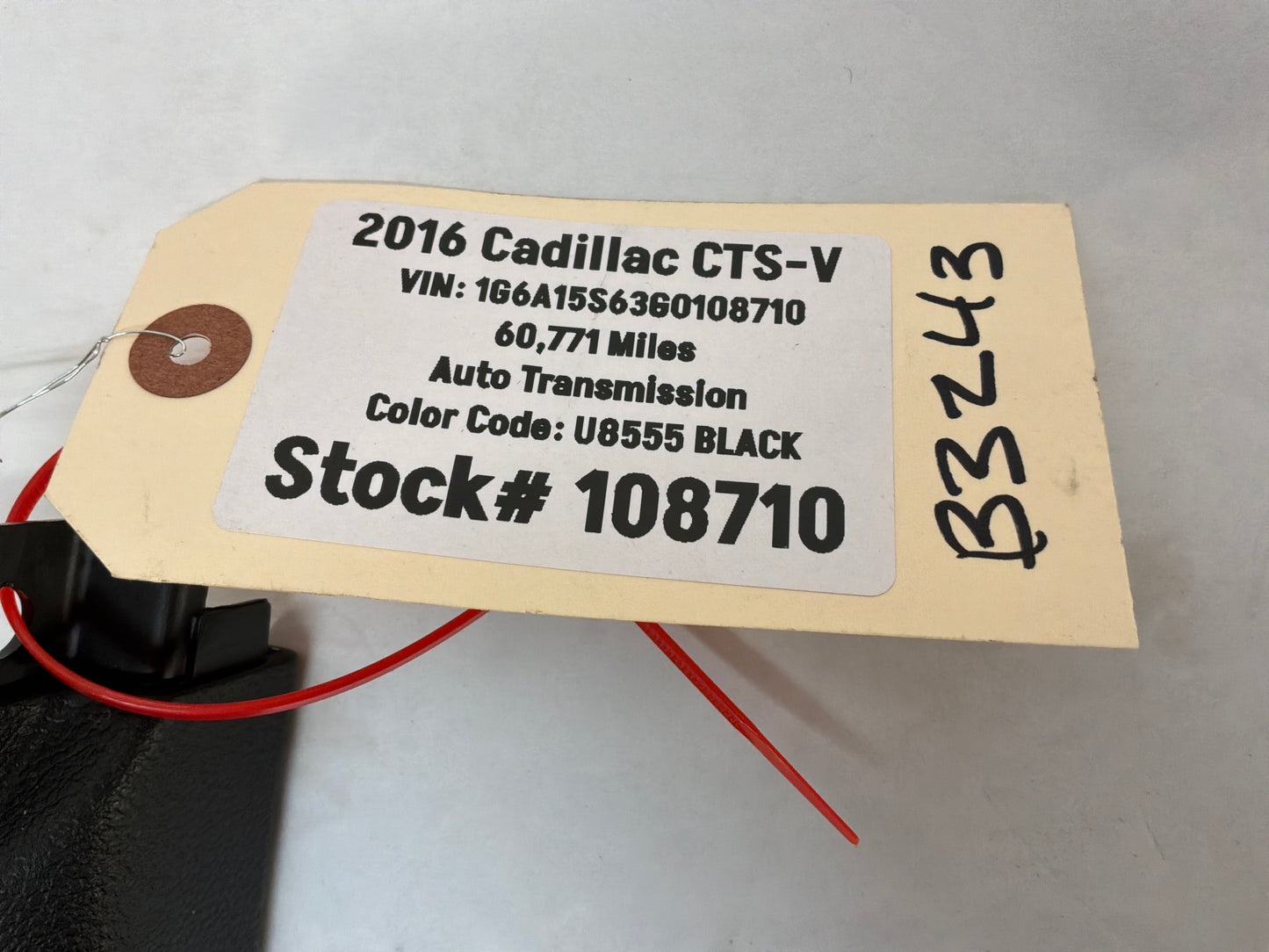 2016 Cadillac CTS-V RH Passenger Sill Scuff  Plate Trim OEM