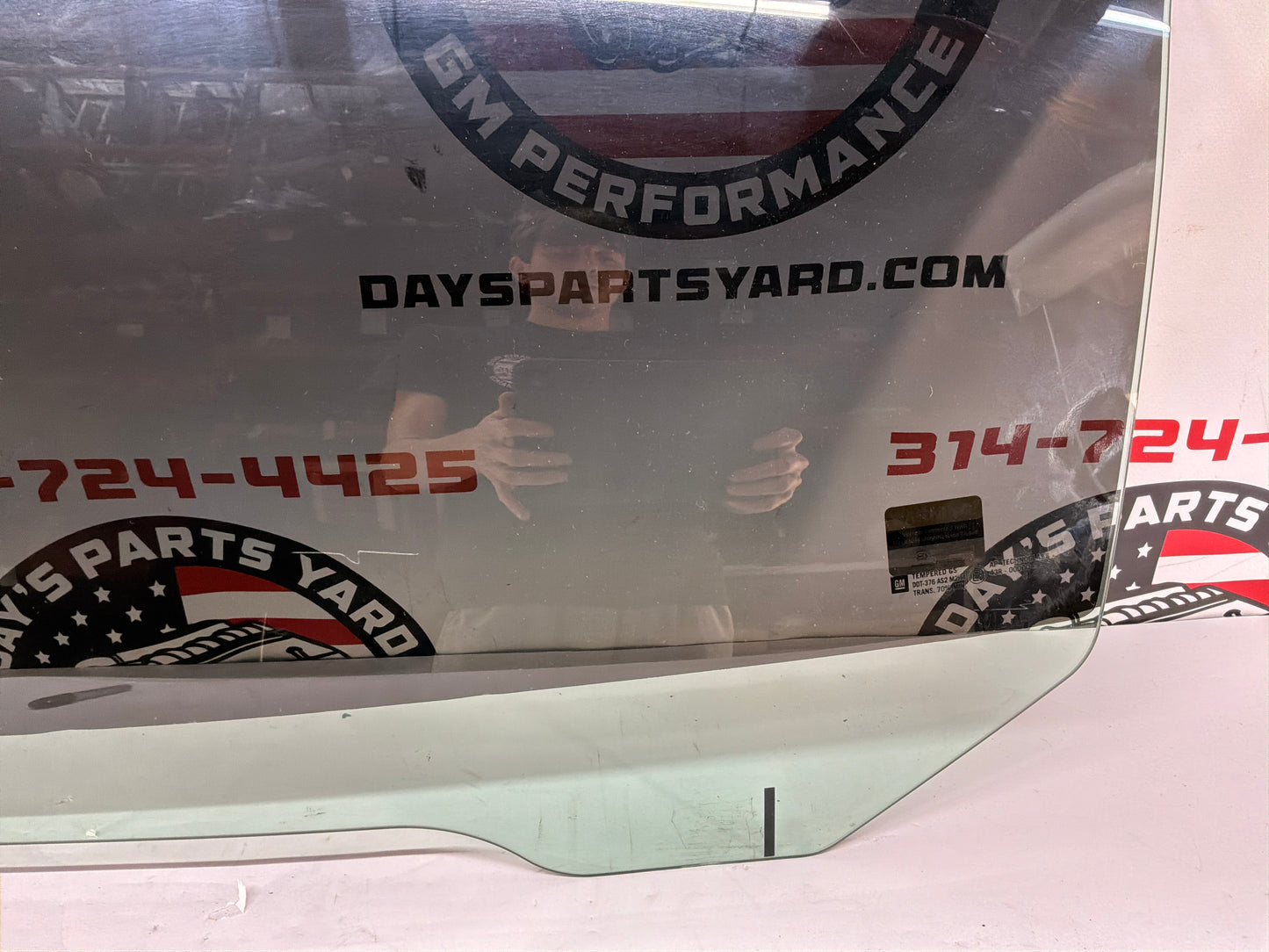 2007 Chevy C6 Corvette Convertible LH Driver Door Window Glass OEM