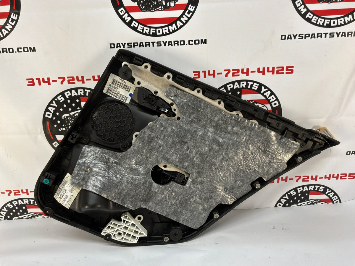 2014 Chevy SS Sedan LH Driver Rear Door Panel Interior Trim OEM