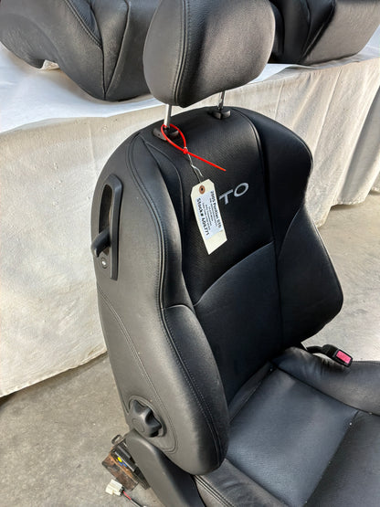 2005 Pontiac GTO Black Leather Front and Rear Seats Set OEM