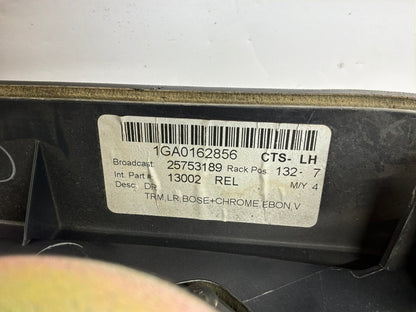 2006 Cadillac CTS-V LH Driver Rear Interior Door Panel OEM