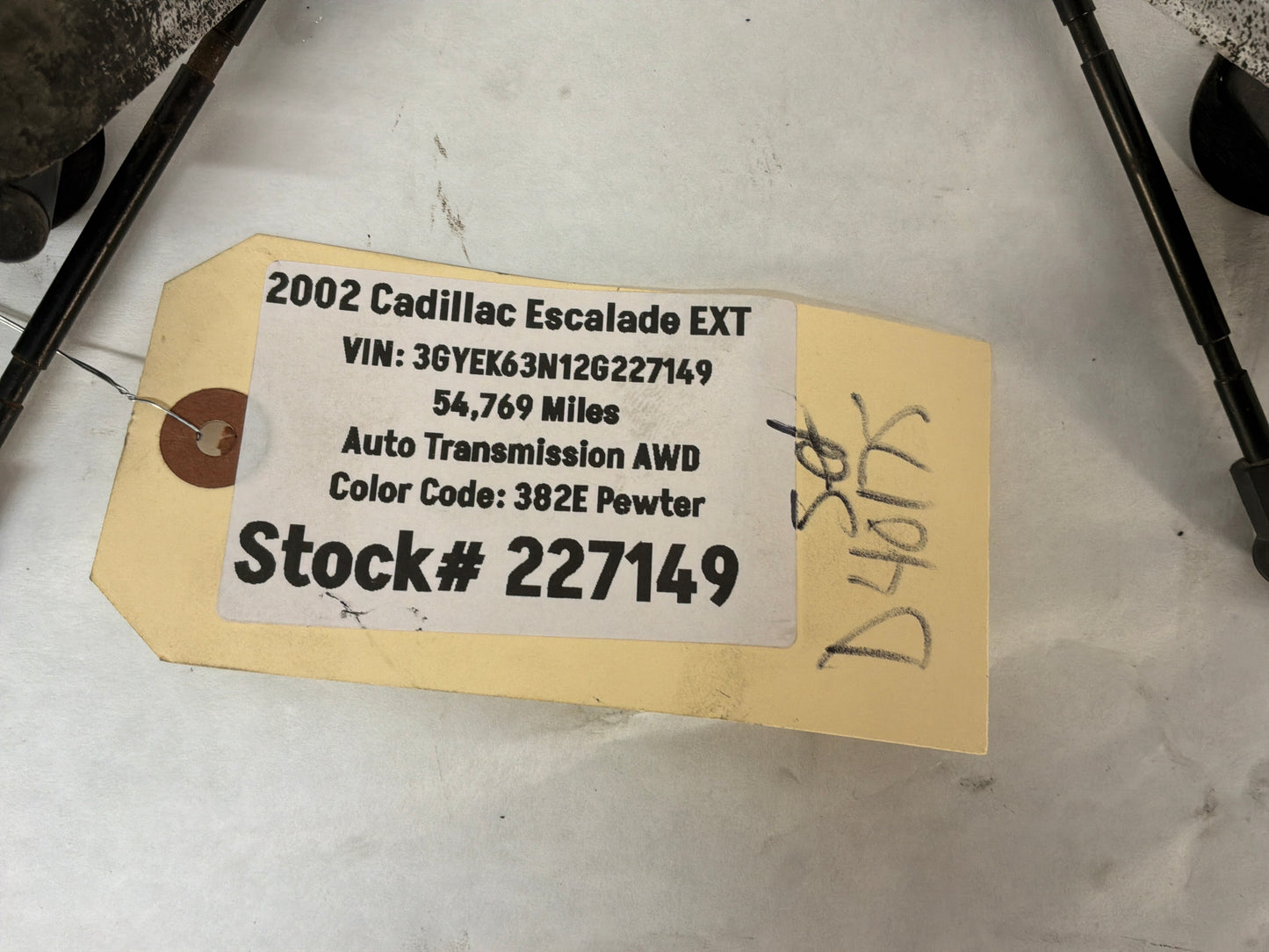 2002 Cadillac Escalade EXT RH & LH Front Ride Height Sensor OEM