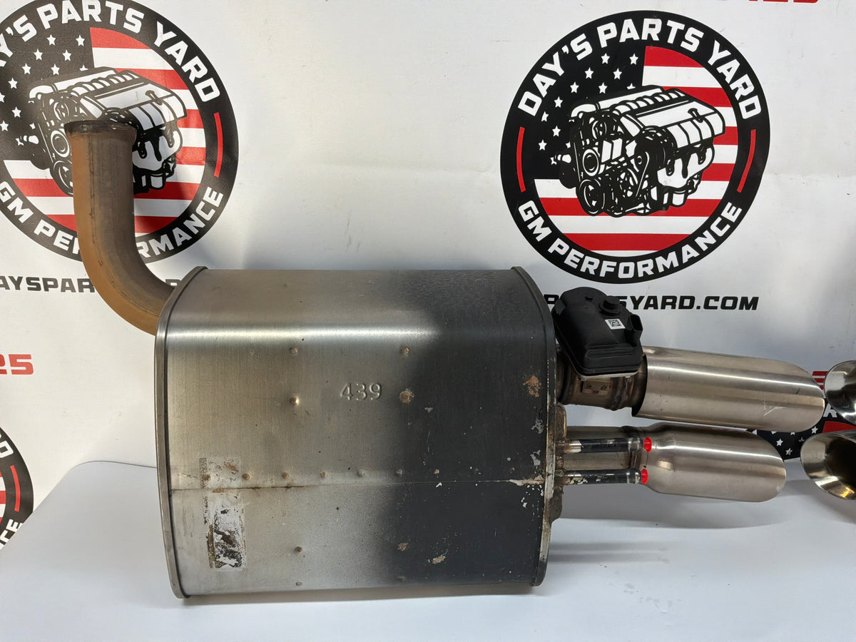 2016-2017 Chevy SS Sedan Factory OEM Bi Mode RH & LH Exhaust Mufflers OEM