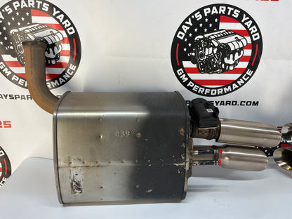 2016-2017 Chevy SS Sedan Factory OEM Bi Mode RH & LH Exhaust Mufflers OEM