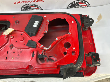 2002 Chevy C5 Corvette Corvette Convertible RH Passenger Interior Door Panel Red OEM
