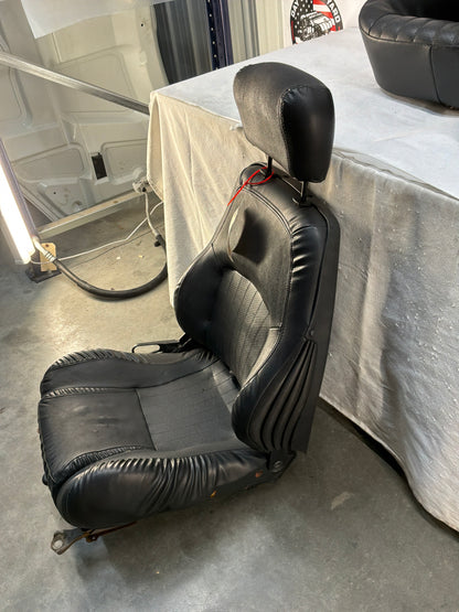2002 Pontiac Trans Am WS6 Fronts and Rears Black Leather Seats OEM