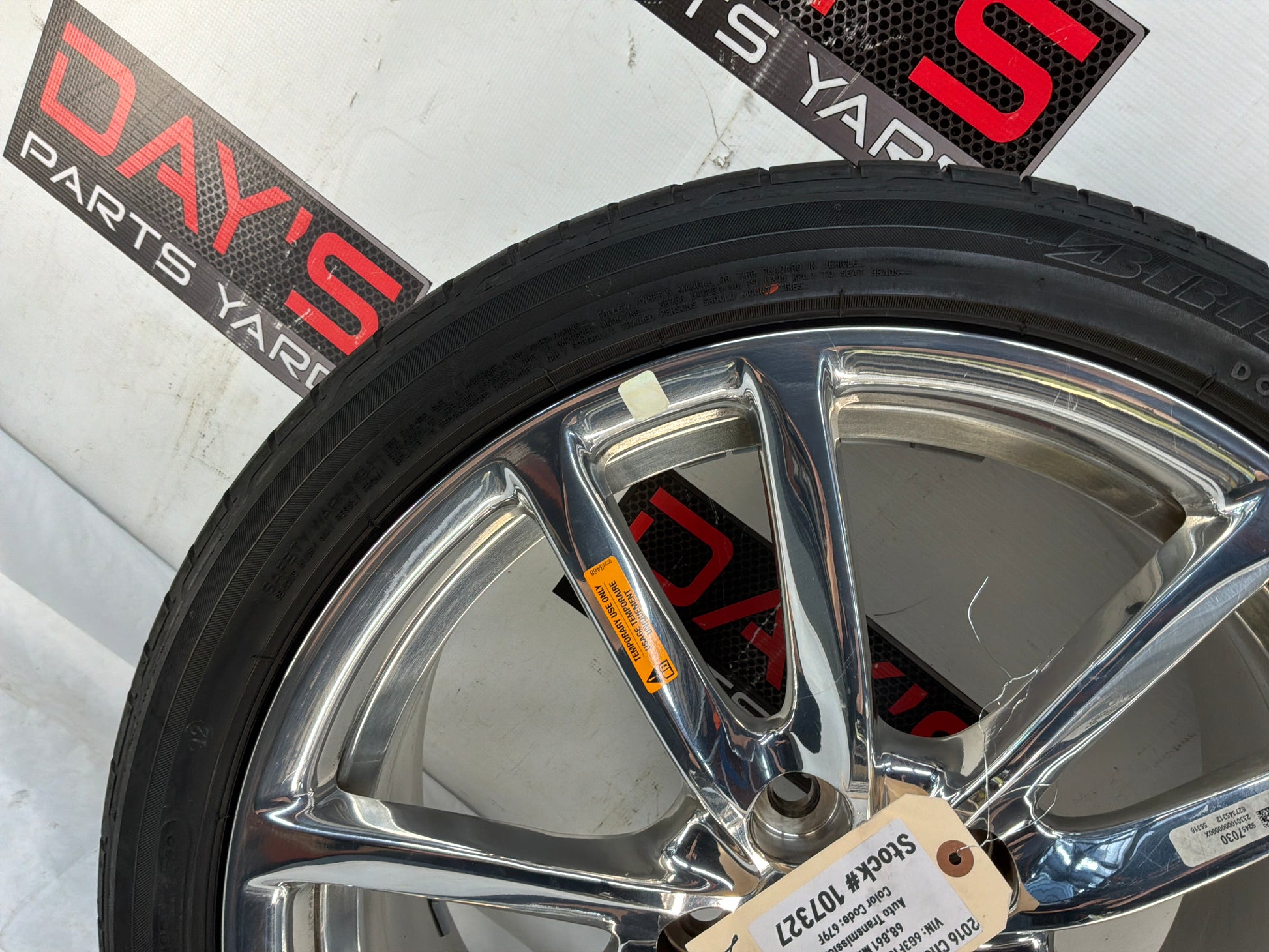 Spare tire - Day's Parts Yard
