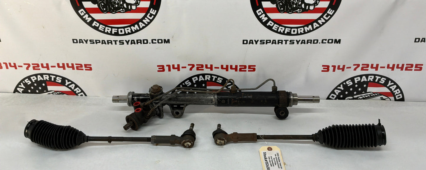2002 Pontiac Firebird Trans AM WS6 Steering Rack and Pinion Gear OEM