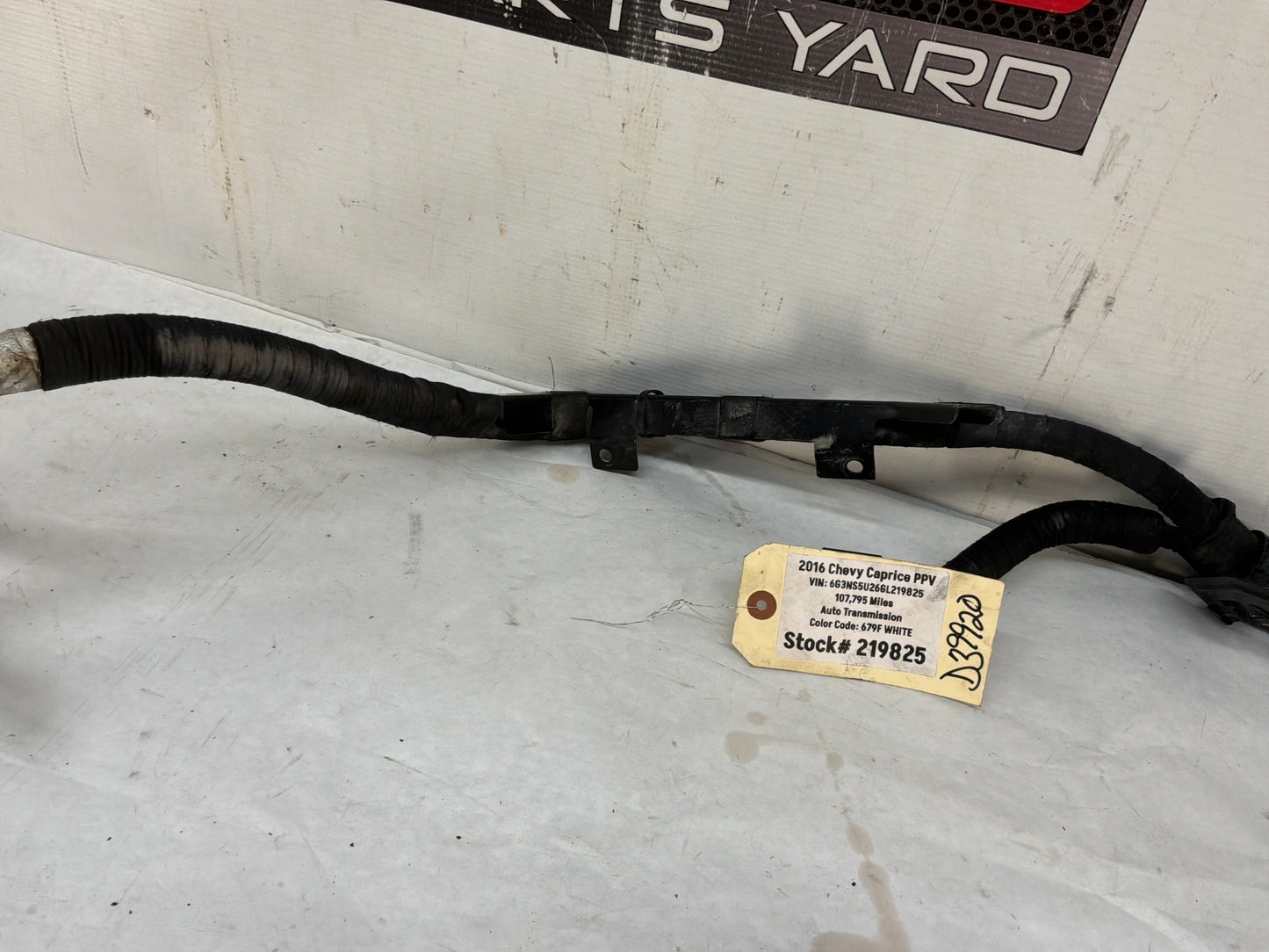 2016 Chevy Caprice PPV Positive Starter Alternator Wire Wiring Harness Cable OEM