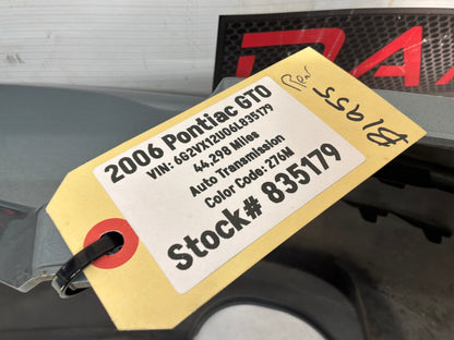 2006 Pontiac GTO Rear Bumper Cover OEM
