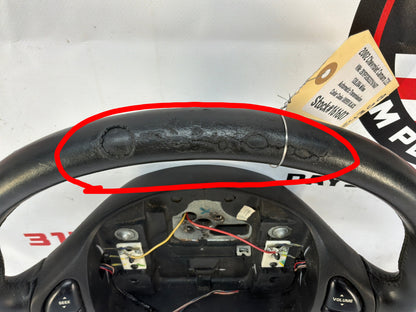 2002 Chevy Camaro Z28 Leather Steering Wheel Ebony OEM
