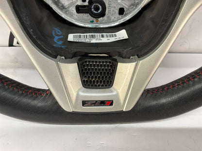2013 Chevy Camaro ZL1 Steering Wheel w/ Buttons Black Leather OEM