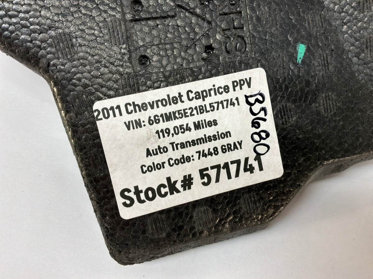 2011 Chevy Caprice PPV RH Passenger Foam Fender Filler OEM