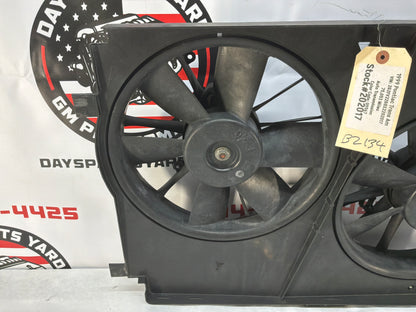 1999 Pontiac Trans Am WS6 Dual Radiator Electric Cooling Fans Assembly OEM