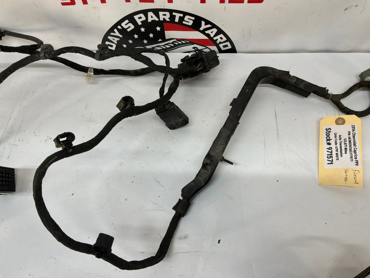 2014 Chevy Caprice PPV Fire Wall Front Chassis Engine Bay Wire Wiring Harness OEM