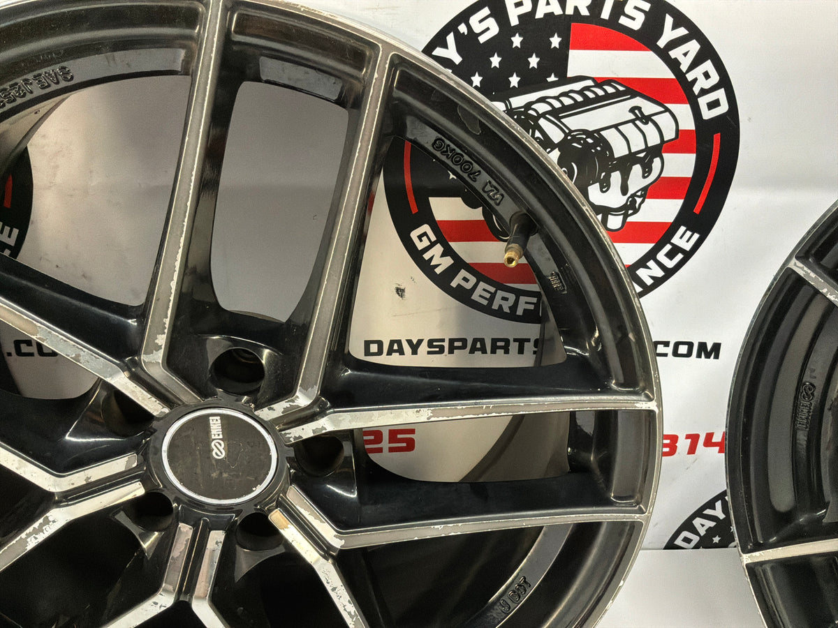 2014 Chevy SS Sedan Enkei RPF1 Wheels Rims 19x8 19x9