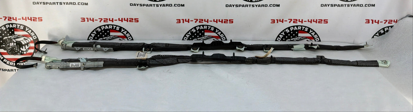 2008 Pontiac G8 Base RH & LH Roof Side Rail Curtain Airbag Air Bag Set OEM