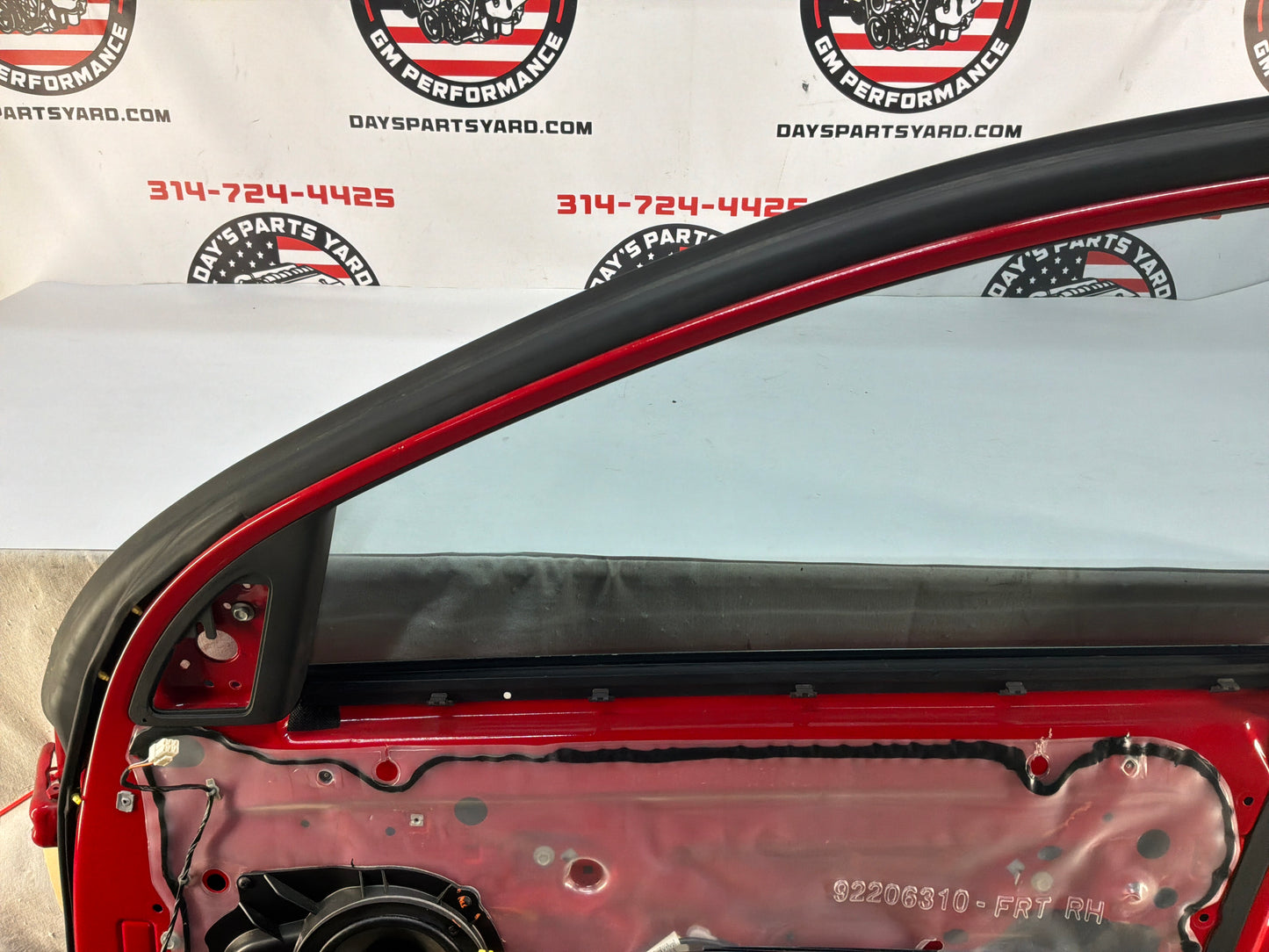 2008 Pontiac G8 GT RH Passenger Front Exterior Outside Door Red OEM