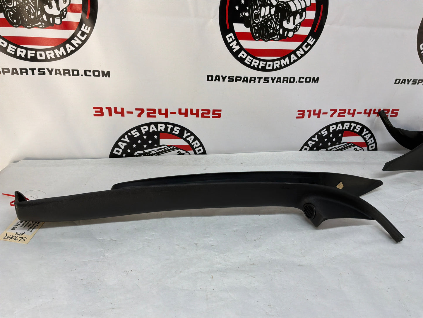 2002 Pontiac Trans Am WS6 RH & LH Interior Windshield A Pillar Trim Molding Ebony OEM