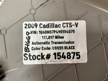 2009 Cadillac CTS-VRH Passenger Dash End Caps OEM