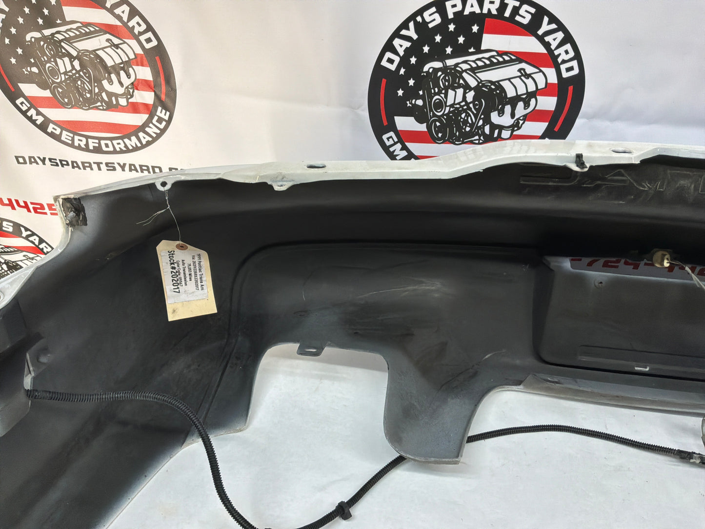 1999 Pontiac Trans Am WS6 Front Bumper White OEM