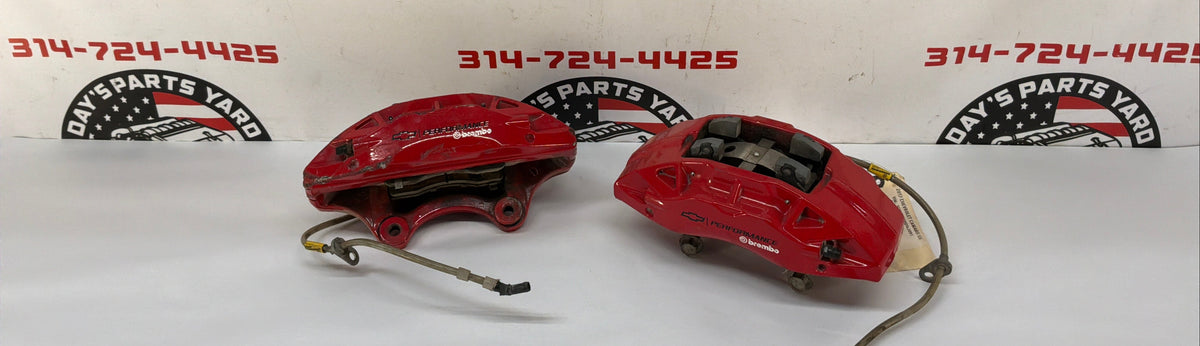 2017 Chevy SS Camaro RH & LH Front Brembo Brake Calipers OEM