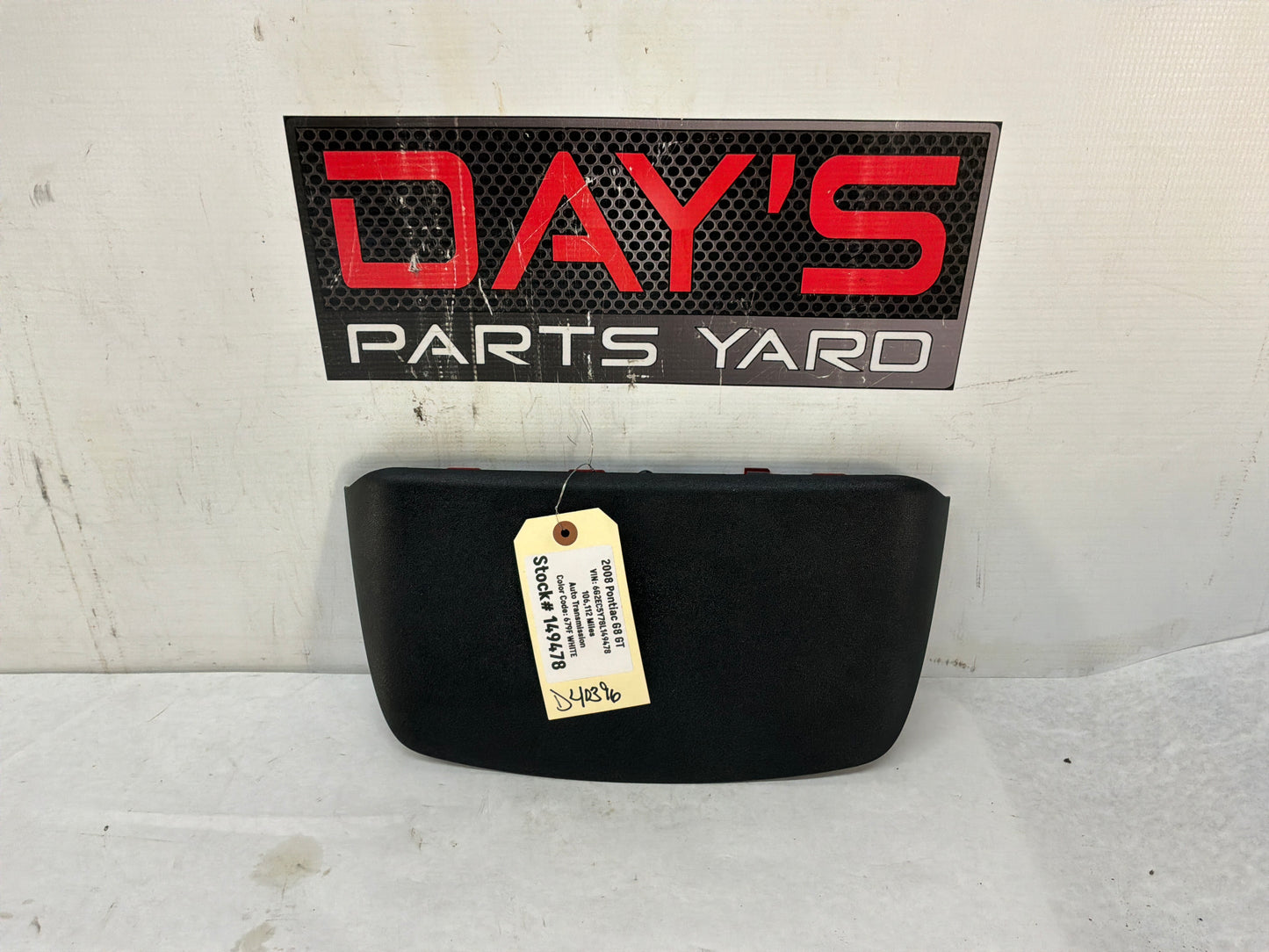 2008 Pontiac G8 3rd Third High Mount Brake Stop Lamp Tail Light OEM
