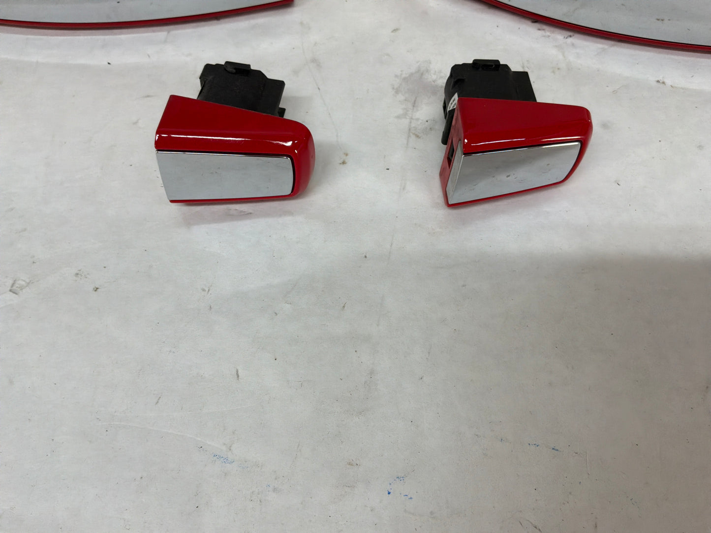 2015 Chevy SS Sedan Front & Rear RH Passenger Exterior Door Handle Red  OEM