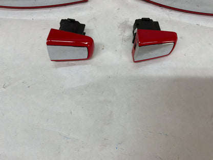 2015 Chevy SS Sedan Front & Rear RH Passenger Exterior Door Handle Red  OEM