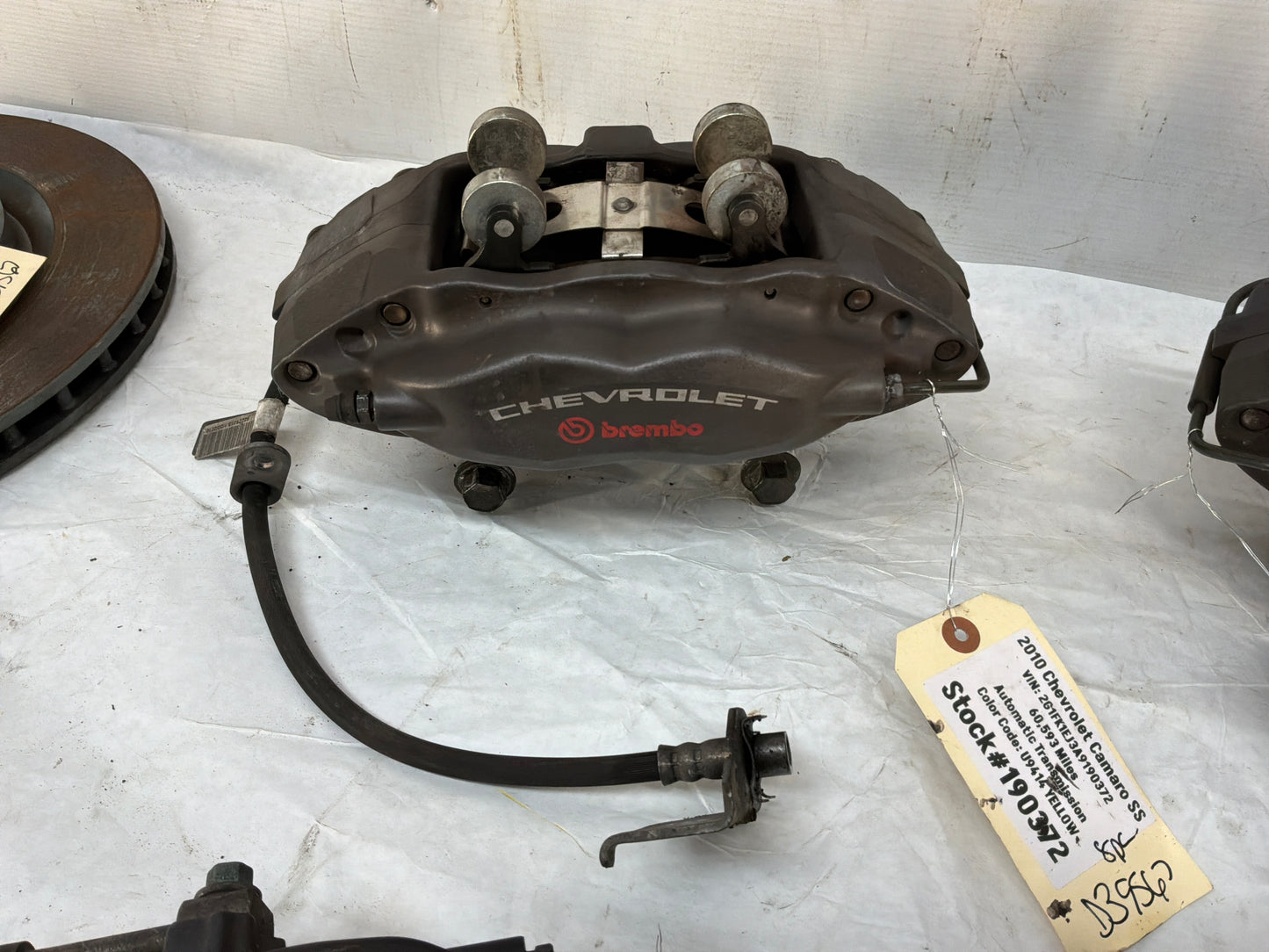 Front and rear brembo calipers and rotors - Day's Parts Yard