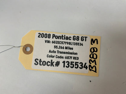 2008 Pontiac G8 GT AC A/C Air Conditioner Compressor Bracket w/ Hardware