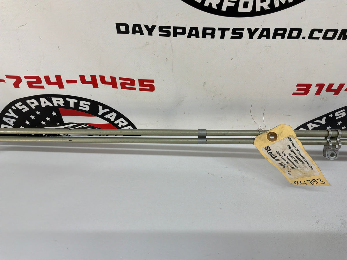 2002 Chevy C5 Corvette Convertible Transmission Oil Cooler Lines OEM