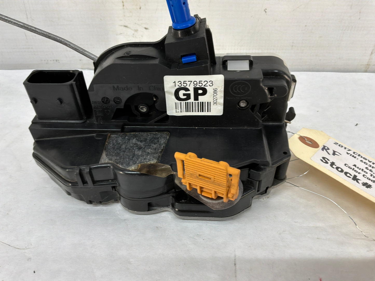 2017 Chevy SS Sedan RH Passenger Front Door Lock Actuator OEM