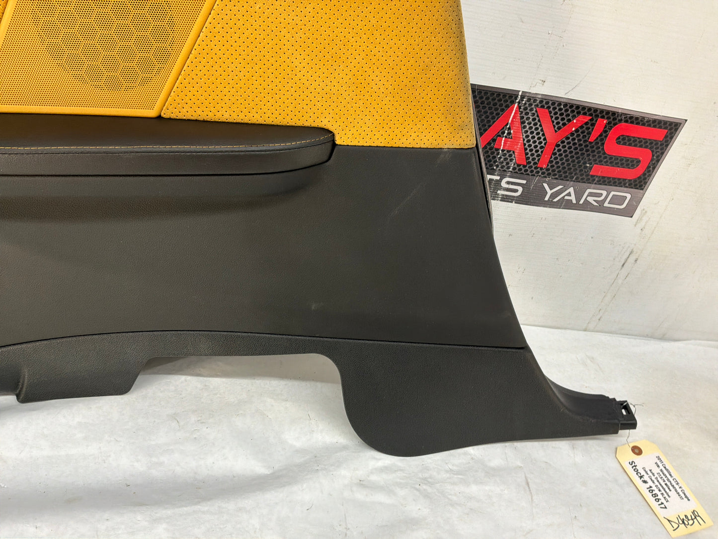 2011 Cadillac CTS-V Coupe LH Driver Rear Interior Quarter Door Panel Trim Saffron OEM