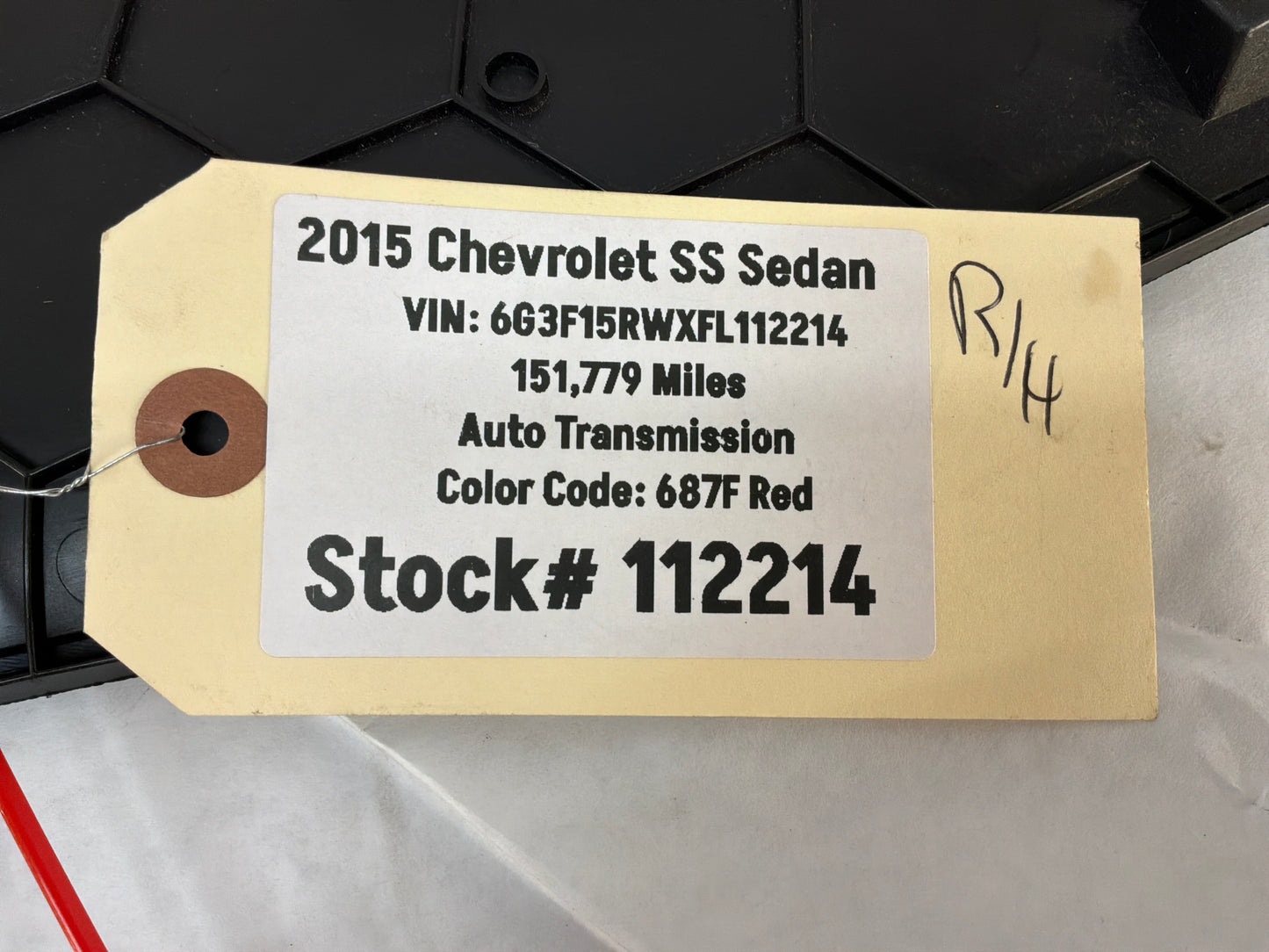 2015 Chevy SS Sedan RH & LH Center Console Side Trim Extension Panel Moldings OEM
