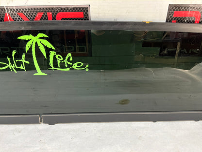 2012 Chevy Avalanche Rear Back Midgate Cargo Window Glass Panel OEM