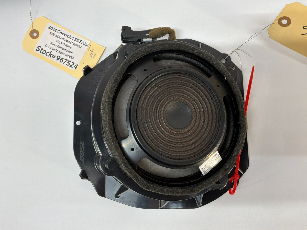 2014 Chevy SS Sedan Bose Package Tray Parcel Shelf Rear Deck Speakers OEM