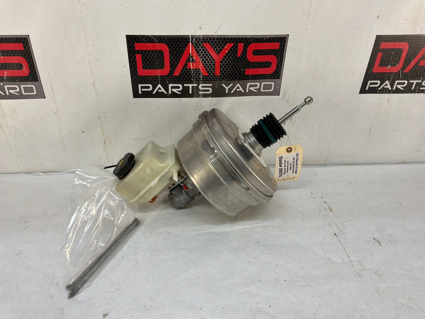 2017 Chevy SS Sedan Brake Booster Master Cylinder and Reservoir OEM