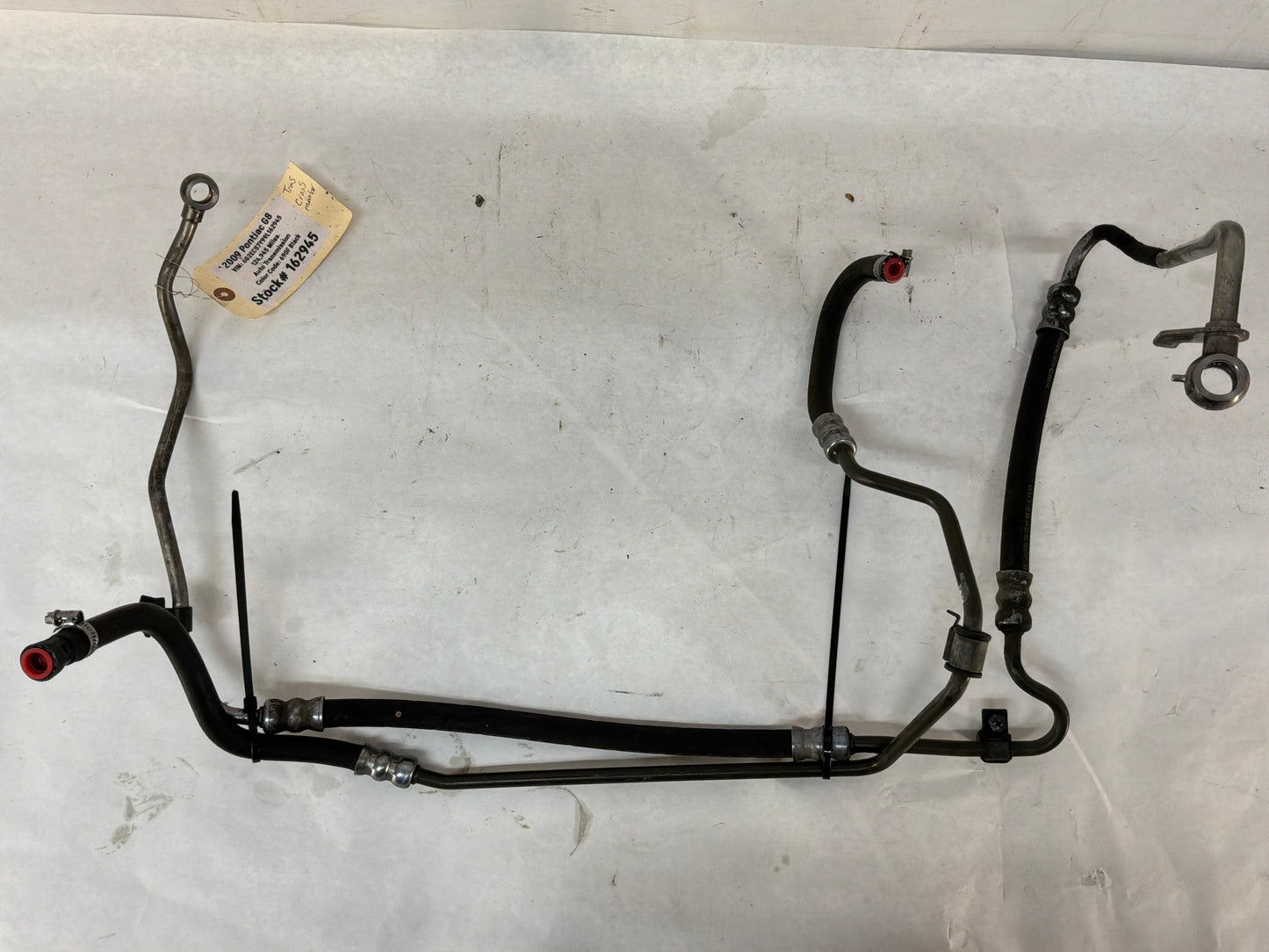 2009 Pontiac G8 GT Power Steering Rack and Pinion Gear Lines Hoses Tubes OEM