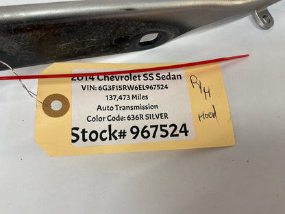 2014 Chevy SS Sedan RH & LH Hood Hinges Set OEM